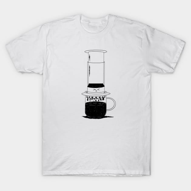 Aeropress - coffee T-Shirt by grow.up.c